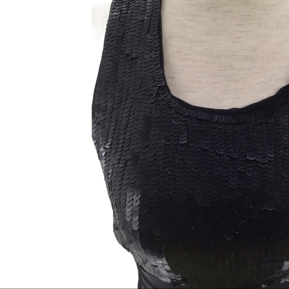 Alice+Olivia silk sequins black Cocktail dress - Picture 6 of 11